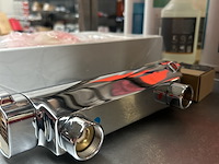 3x badkameraccessoires w.o. hoekstopkraan, wastafel - afbeelding 3 van  5