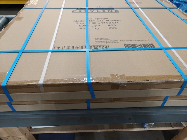 3x badkamerspiegel met led, cityline, lm-111, 2025 - afbeelding 3 van  4