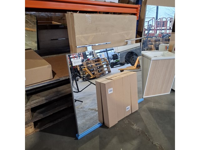 3x badkamerspiegel - afbeelding 1 van  4