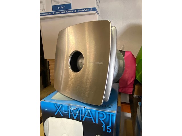 3x badkamerventilator x-mart 15 inox t rvs - afbeelding 3 van  9