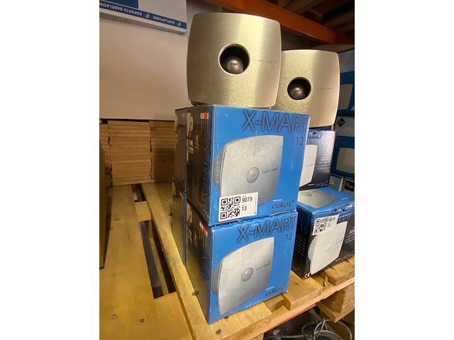 3x badkamerventilator x-mart 15 inox t rvs - afbeelding 1 van  4