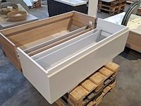 3x badmeubel dekker, lanesto, mat wit - afbeelding 2 van  6