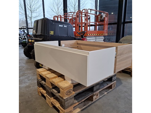 3x badmeubel dekker, lanesto, mat wit - afbeelding 4 van  6