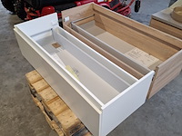 3x badmeubel dekker, lanesto, mat wit - afbeelding 5 van  6