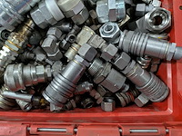 3x bak hydrauliek koppelingen en snelsluitingen - afbeelding 5 van  10