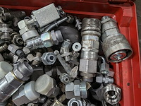 3x bak hydrauliek koppelingen en snelsluitingen - afbeelding 6 van  10