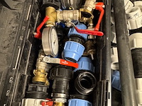 3x bak klemkoppelingen, afsluiters en meters, grijs - afbeelding 5 van  9