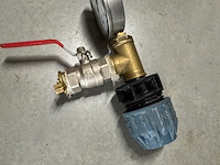 3x bak klemkoppelingen, afsluiters en meters, grijs - afbeelding 6 van  9