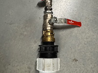 3x bak klemkoppelingen, afsluiters en meters, grijs - afbeelding 7 van  9