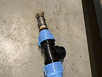 3x bak klemkoppelingen, afsluiters en meters, grijs - afbeelding 8 van  9