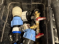 3x bak klemkoppelingen, afsluiters en meters, grijs - afbeelding 9 van  9