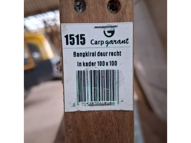 3x bangkiral deur in kader carp garant - afbeelding 4 van  6