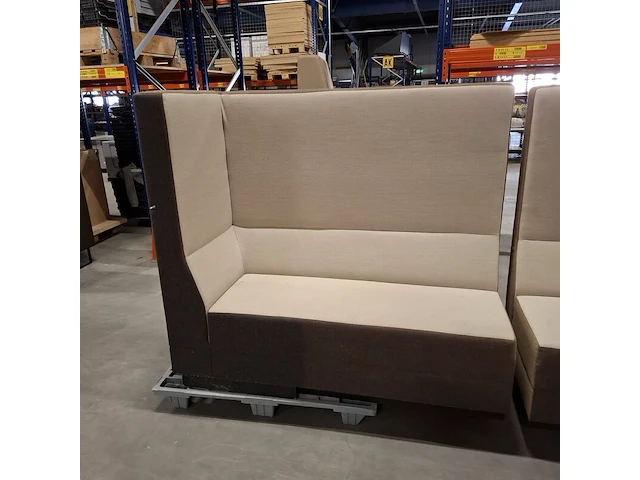 3x bank, beige / antraciet - afbeelding 3 van  8