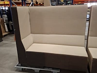 3x bank, beige / antraciet - afbeelding 3 van  8