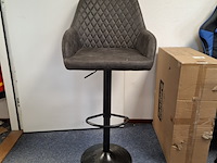 3x barkruk antraciet - afbeelding 1 van  4