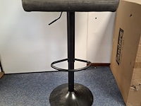 3x barkruk antraciet - afbeelding 3 van  4