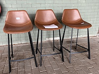 3x barkruk, dutchbone, franky - afbeelding 1 van  2