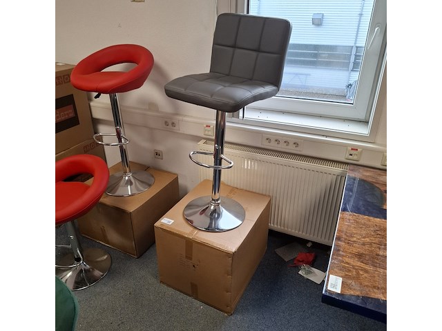 3x barkruk grijs - afbeelding 1 van  5