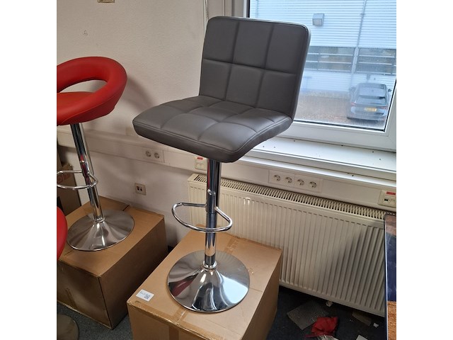 3x barkruk grijs - afbeelding 2 van  5