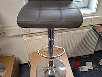 3x barkruk grijs - afbeelding 4 van  5