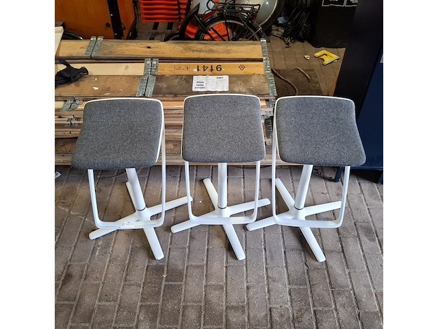 3x barkruk, interstuhl, kinetic is5 - afbeelding 4 van  10
