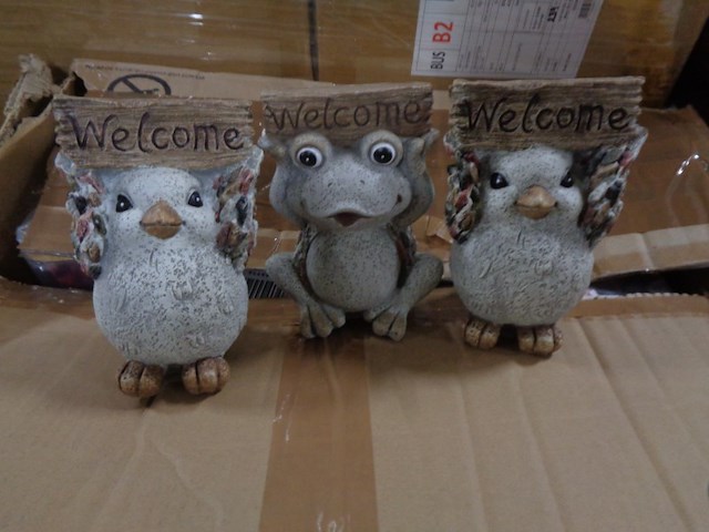 3x beeld 16cm welcome - afbeelding 3 van  3