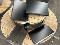 3x beeldscherm, 1x monitorbeugel, samsung - afbeelding 1 van  5