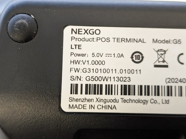 3x betaalterminal nexgo, g5 - afbeelding 5 van  14