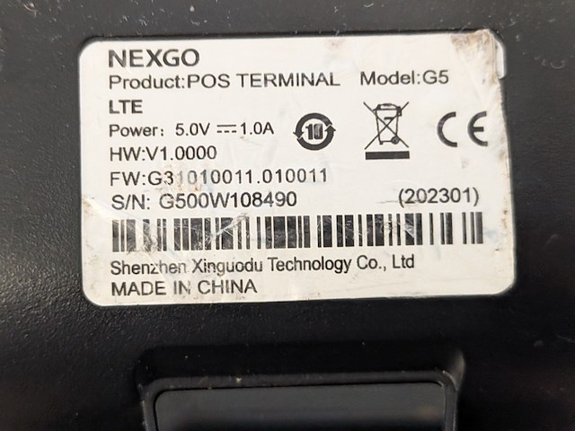 3x betaalterminal nexgo, g5 - afbeelding 10 van  14