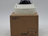 3x beveiligingscamera, samsung, qnv-6070rp wisenet dome securitycamera - afbeelding 1 van  6