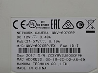 3x beveiligingscamera, samsung, qnv-6070rp wisenet dome securitycamera - afbeelding 4 van  6