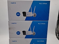 3x bewakingscamera, reolink, rlc-511wa 5mp, 2021 - afbeelding 1 van  4