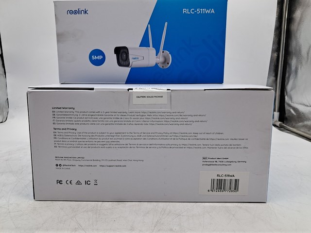 3x bewakingscamera, reolink, rlc-511wa 5mp, 2021 - afbeelding 2 van  4