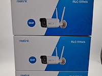 3x bewakingscamera, reolink, rlc-511wa 5mp, 2021 - afbeelding 1 van  5