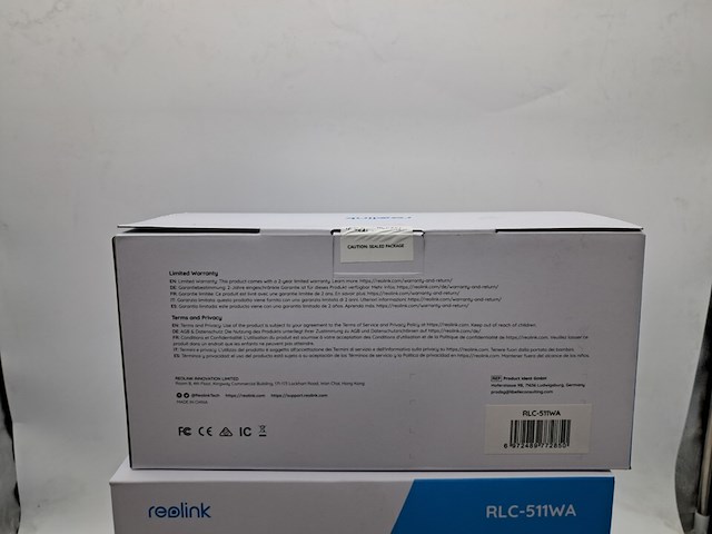 3x bewakingscamera, reolink, rlc-511wa 5mp, 2021 - afbeelding 4 van  5
