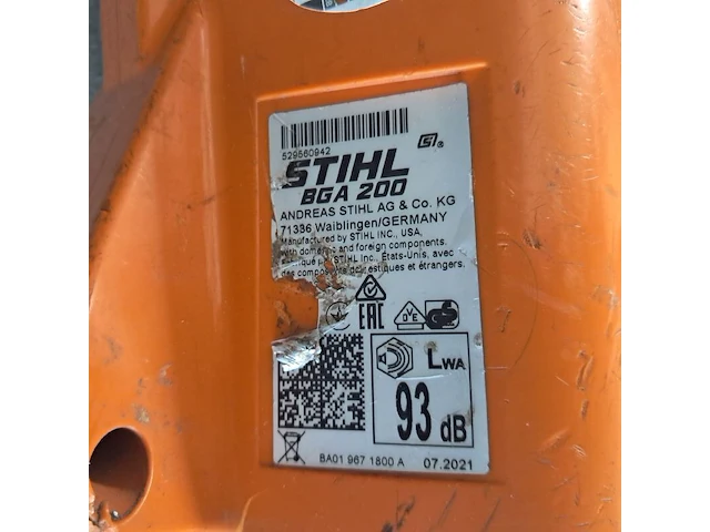 3x bladblazer, stihl, bga 200 - afbeelding 3 van  18