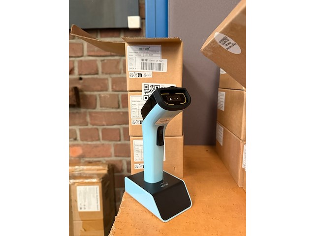 3x bluetooth barcodescanner, netum, ds7500, blauw - afbeelding 1 van  5