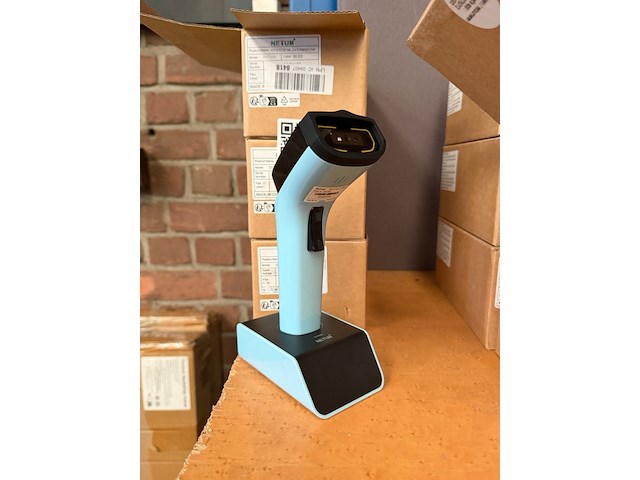 3x bluetooth barcodescanner, netum, ds7500, blauw - afbeelding 2 van  5