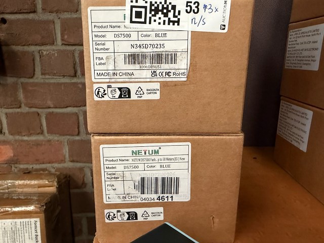 3x bluetooth barcodescanner, netum, ds7500, blauw - afbeelding 5 van  5