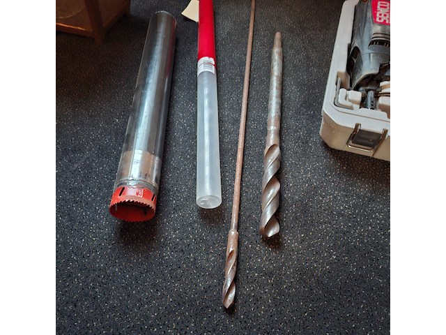 3x boor met gatenzaag - afbeelding 1 van  5