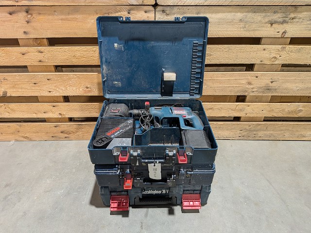 3x boorhamer, bosch, gbh, incl. accu's en acculaders - afbeelding 1 van  14