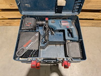 3x boorhamer, bosch, gbh, incl. accu's en acculaders - afbeelding 7 van  14