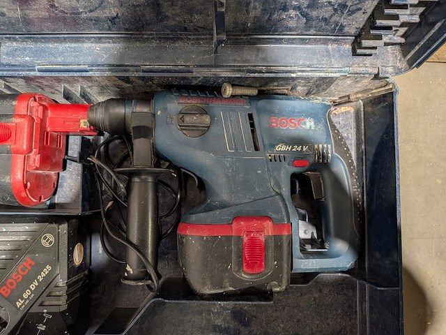 3x boorhamer, bosch, gbh, incl. accu's en acculaders - afbeelding 13 van  14