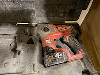 3x boormachine, schroefmachine, 2x koffer, 1x accu milwaukee - afbeelding 5 van  5
