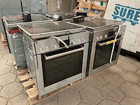 3x bosch, 1x siemens kookplaat met oven (4x) - afbeelding 2 van  4