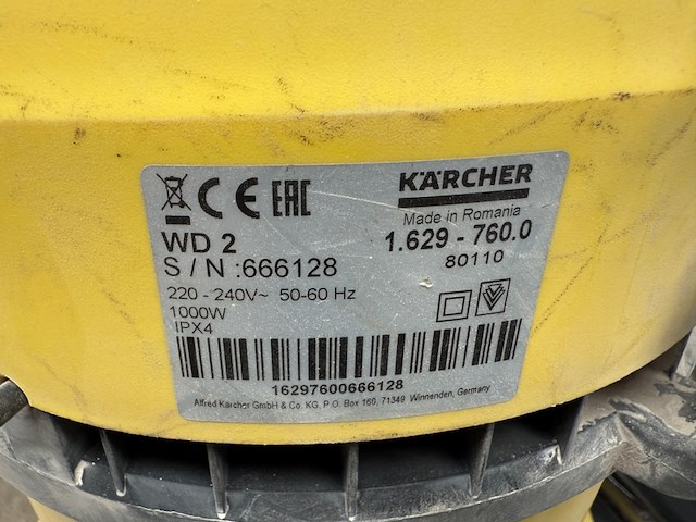 3x bouwstofzuiger met 2x stofzuiger o.a. hitachi, kärcher, nilfisk - afbeelding 4 van  4