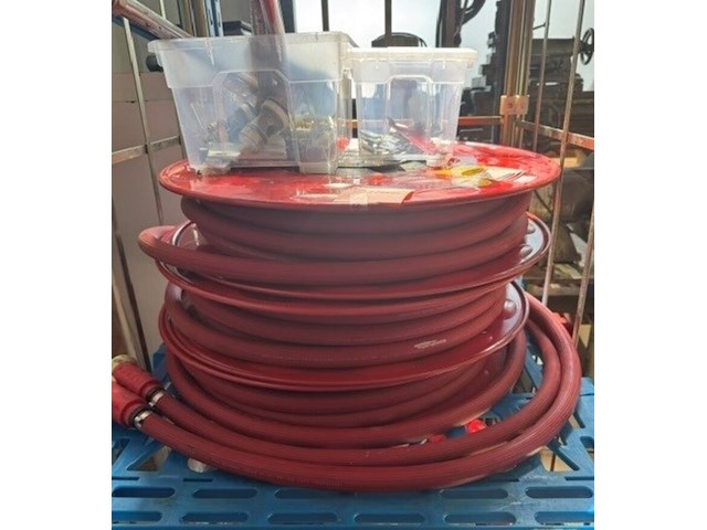 3x brandhaspel rh brandbeveiling, rood, bouwjaar 2019 - afbeelding 1 van  1