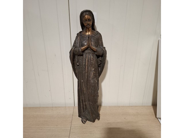 3x bronzen maria beeld - afbeelding 8 van  15