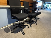 3x bureaustoel dauphin, zwart - afbeelding 2 van  6