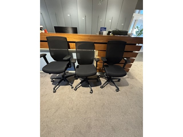 3x bureaustoel dauphin, zwart - afbeelding 6 van  6